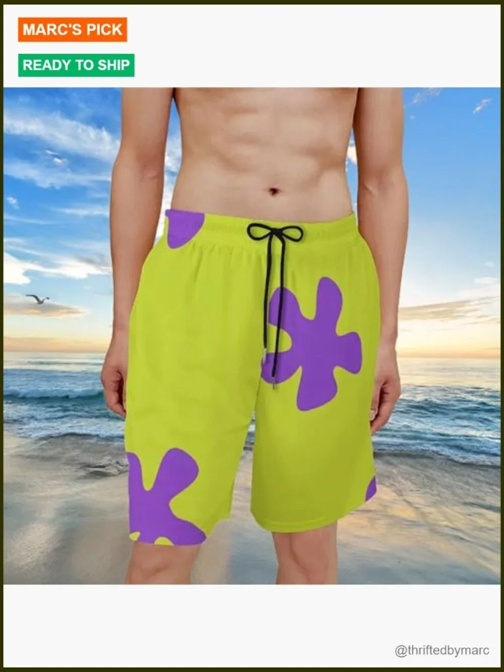 Board Shorts with Pockets, Quick Dry Swim Trunks, Mid Rise Beach Shorts